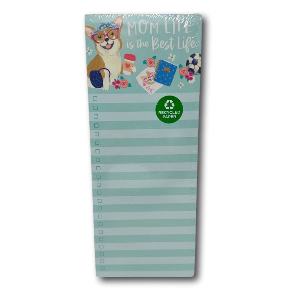 Corgi Dog Cardigan Pembroke Notepad Mom Life is the Best Life